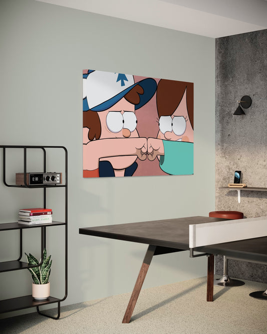 Cuadro decorativo canvas Gravity Falls 001
