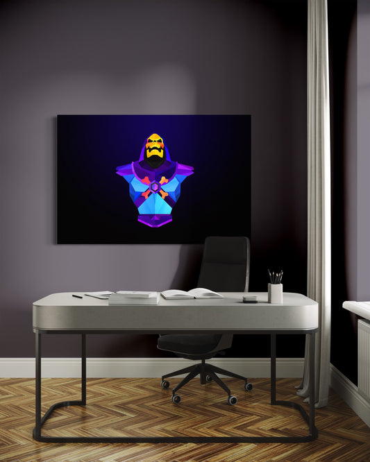 Cuadro decorativo canvas Skeletor 001