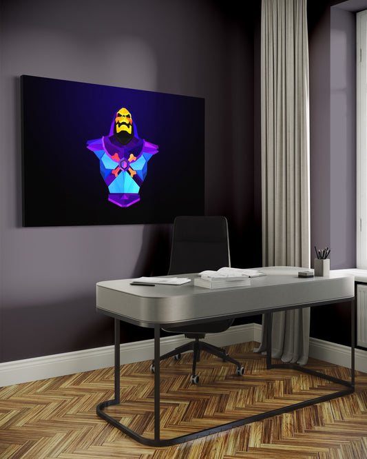 Cuadro decorativo canvas Skeletor 001