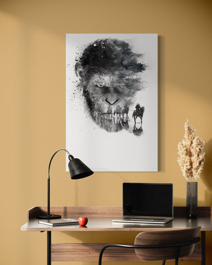 Cuadro decorativo canvas Planeta de los simios 001