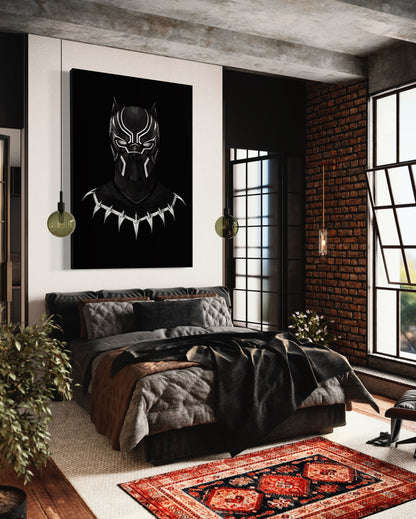Cuadro decorativo canvas Black Panther 002