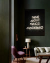 Cuadro decorativo canvas Think about things differently