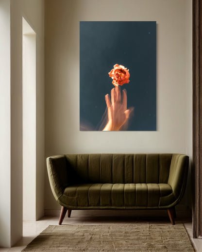 Cuadro decorativo canvas Flor