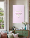 Cuadro decorativo canvas Dreams don´t work unless you do