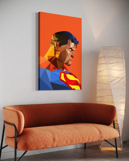 Cuadro decorativo canvas Superman 005