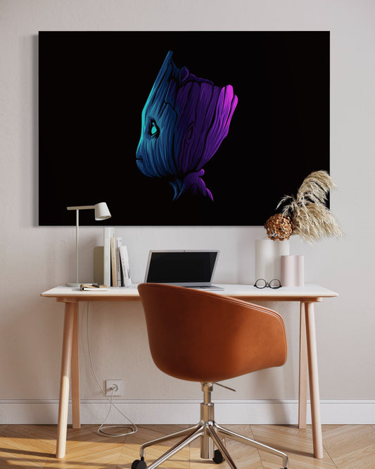 Cuadro decorativo canvas Groot 002