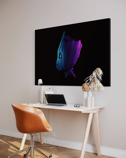 Cuadro decorativo canvas Groot 002