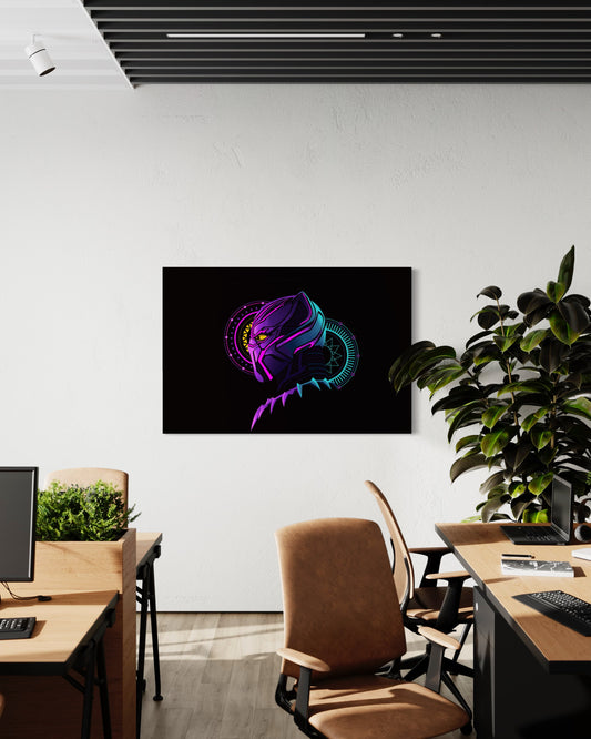 Cuadro decorativo canvas Black Panther 003