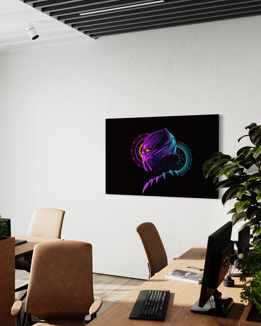 Cuadro decorativo canvas Black Panther 003
