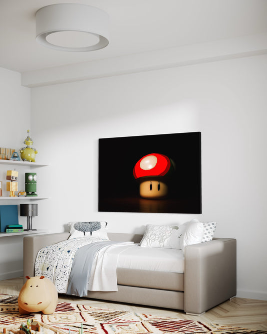 Cuadro decorativo canvas Hongo Mario 001