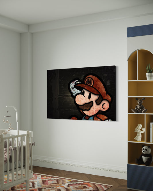 Cuadro decorativo canvas Mario 004