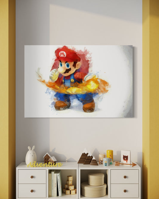 Cuadro decorativo canvas Mario 003