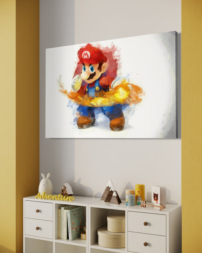 Cuadro decorativo canvas Mario 003