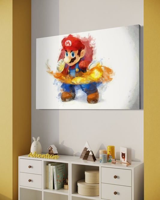 Cuadro decorativo canvas Mario 003