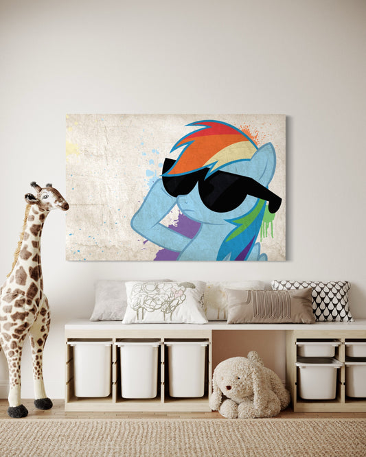 Cuadro decorativo canvas Mi pequeño pony 002