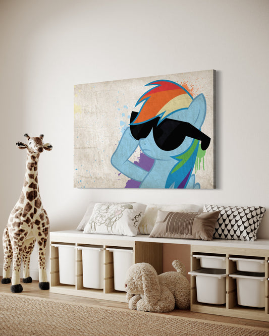 Cuadro decorativo canvas Mi pequeño pony 002