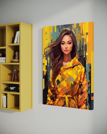 Cuadro decorativo canvas Mujer 025