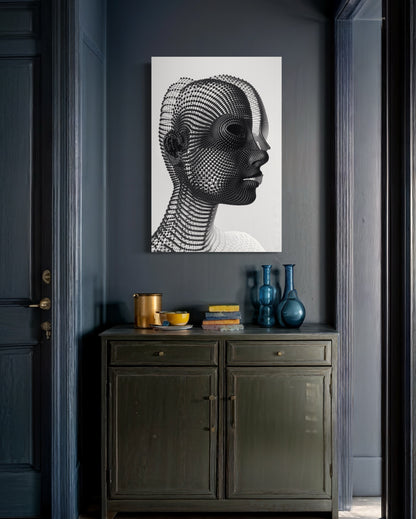 Cuadro decorativo canvas Mujer 030