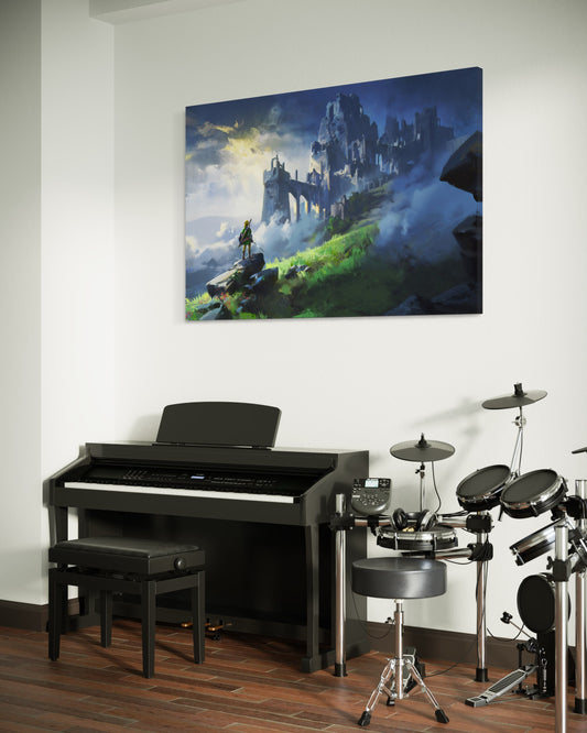 Cuadro decorativo canvas Zelda 001