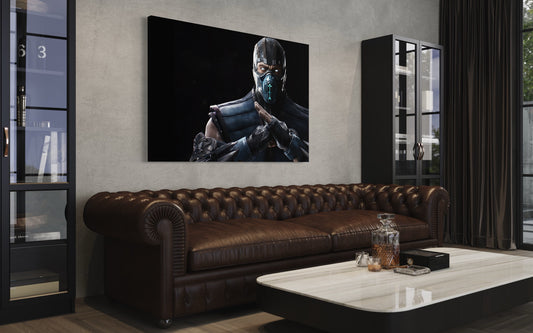 Cuadro decorativo canvas Mortal Kombat - Sub Zero