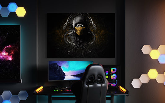 Cuadro decorativo canvas Mortal Kombat - Scorpio
