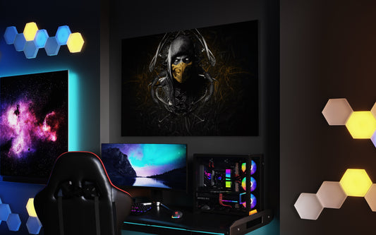 Cuadro decorativo canvas Mortal Kombat - Scorpio