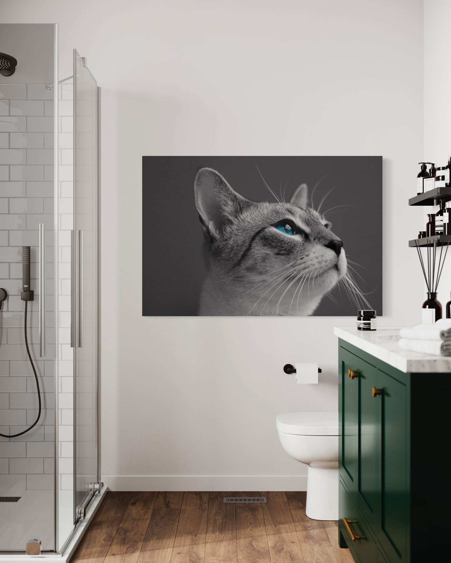 Cuadro decorativo canvas Gato 006