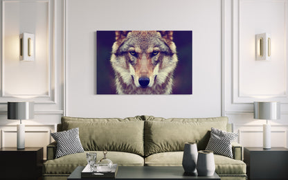 Cuadro decorativo canvas Lobo 003