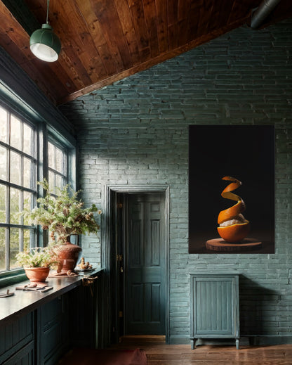 Cuadro decorativo canvas Naranja 001