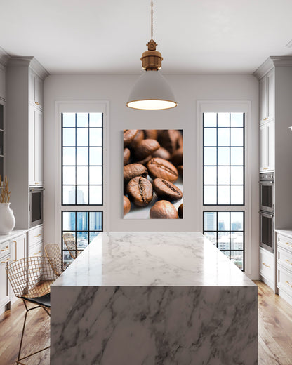Cuadro decorativo canvas Granos de café 001