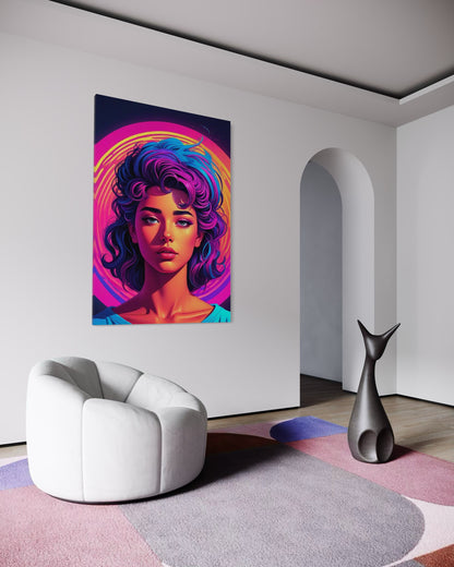 Cuadro decorativo canvas Mujer 032