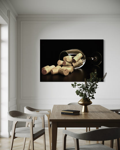 Cuadro decorativo canvas Corchos 002