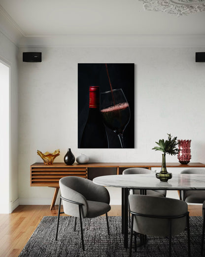 Cuadro decorativo canvas Vino 003