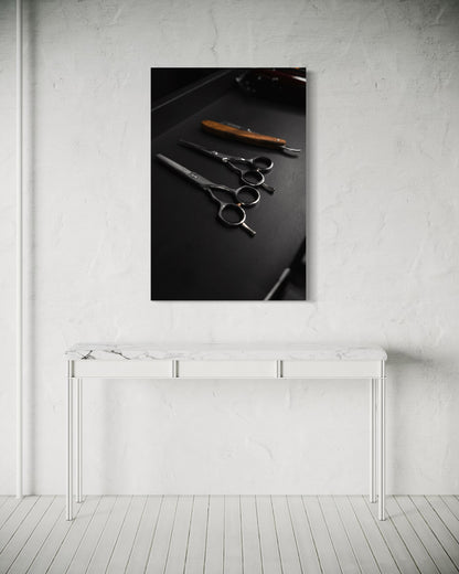 Cuadro decorativo canvas Tijeras 003