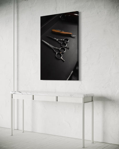 Cuadro decorativo canvas Tijeras 003