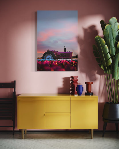 Cuadro decorativo canvas Tractor 001
