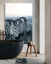 Cuadro decorativo canvas Zebras 002