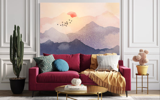 Cuadro decorativo canvas Puesta de sol