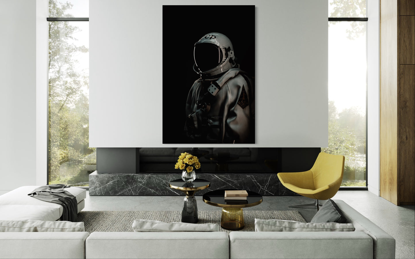 Cuadro decorativo canvas Astronauta 002