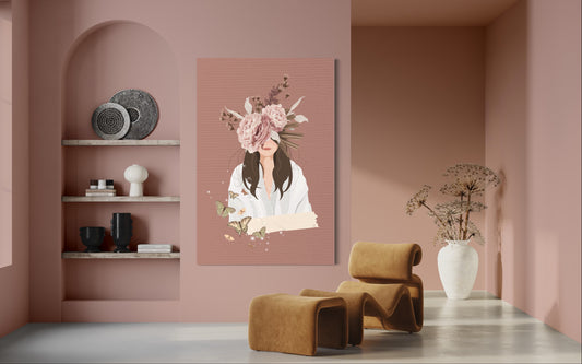 Cuadro decorativo canvas Mujer 006