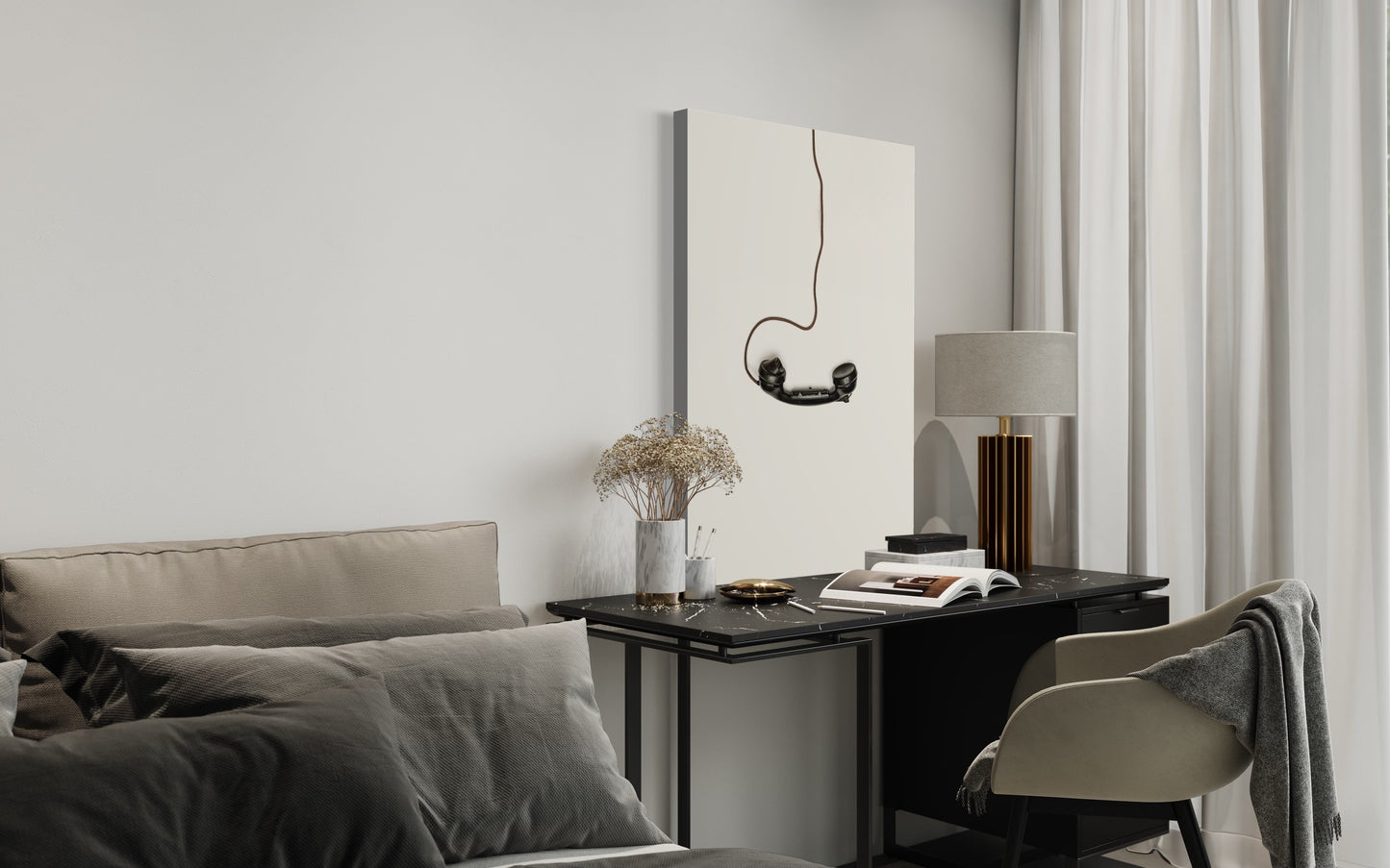 Cuadro decorativo canvas Teléfono 001