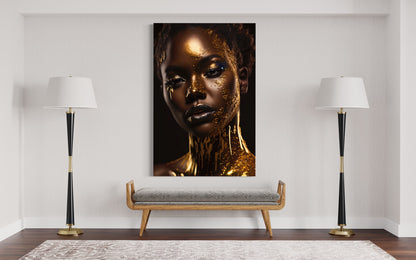 Cuadro decorativo canvas Mujer 013