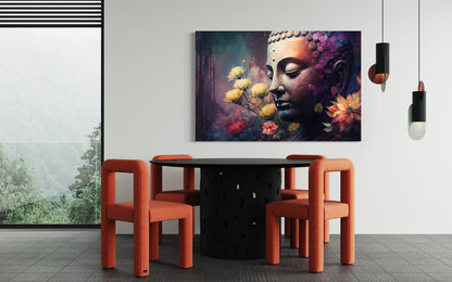 Cuadro decorativo canvas Buda 011