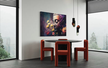 Cuadro decorativo canvas Buda 011
