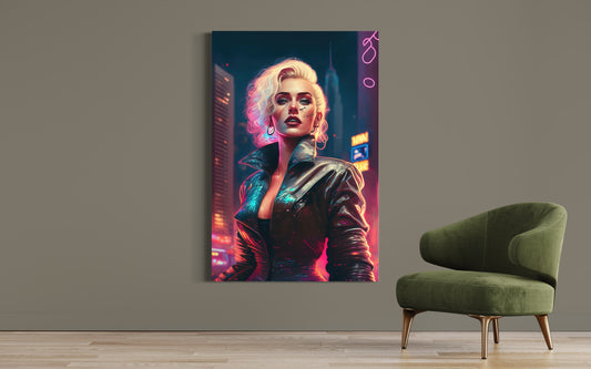 Cuadro decorativo canvas Mujer 004