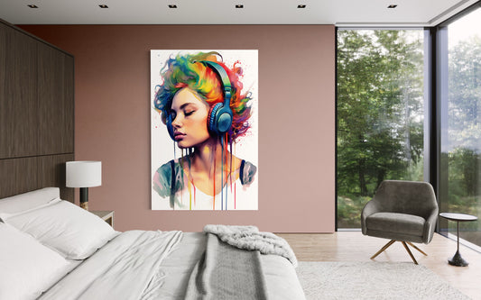 Cuadro decorativo canvas Mujer 001