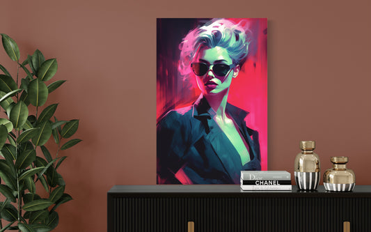 Cuadro decorativo canvas Mujer 002