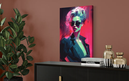 Cuadro decorativo canvas Mujer 002