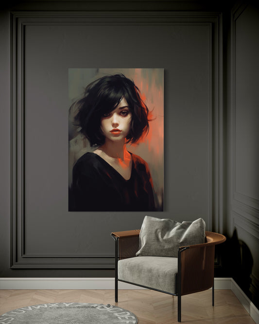 Cuadro decorativo canvas Mujer 003