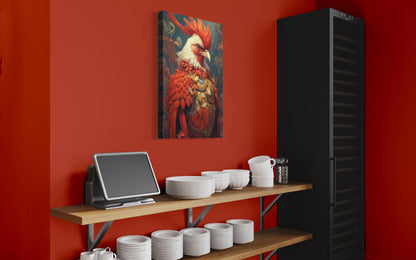 Cuadro decorativo canvas Gallo 001